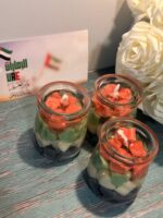 UAE Flag Day Candle Jar – Heart Collection - Image 2